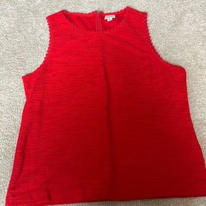 J crew scallop tank top